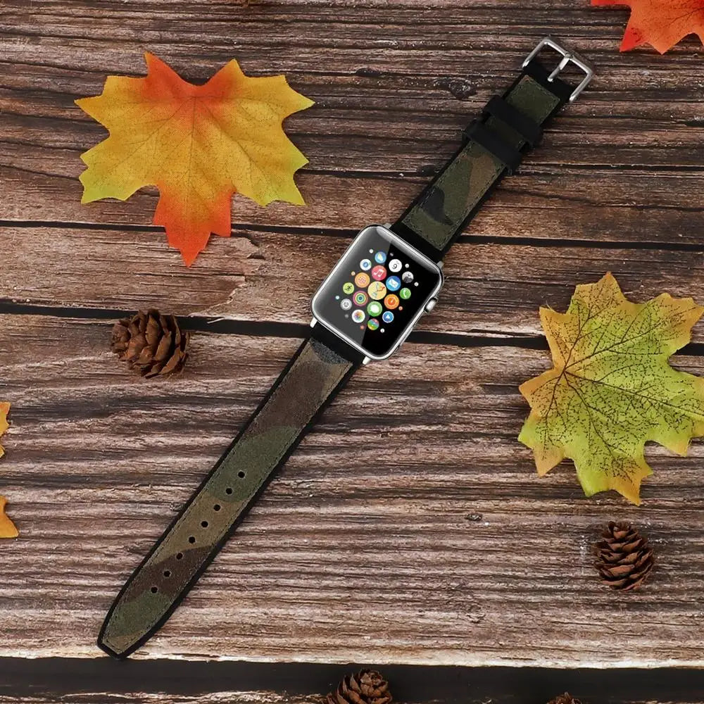 Hemsut Cowhide & Silicone Watch Strap – 18–24mm Waterproof & Breathable