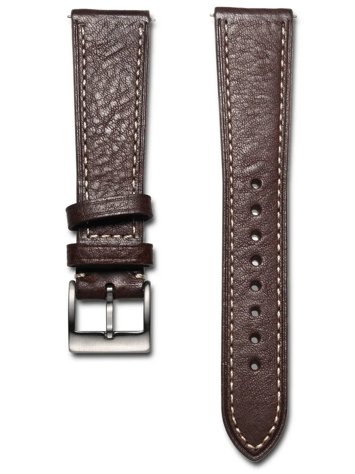 HEMSUT Italy Genuine Leather Watch Strap – Vintage, Handmade, Quick Release (18/20/22mm)