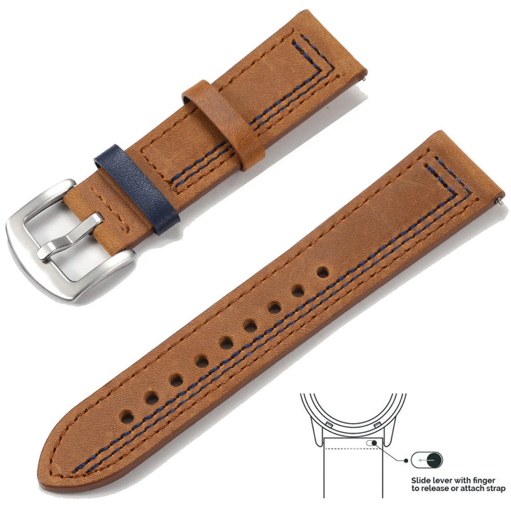 Universal Silicone Watch Strap 20mm/22mm for Samsung, Huawei & Amazfit