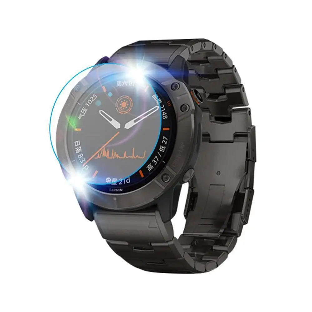3pcs Ultra Clear Tempered Glass Screen Protector for Garmin Fenix 5/6 Series