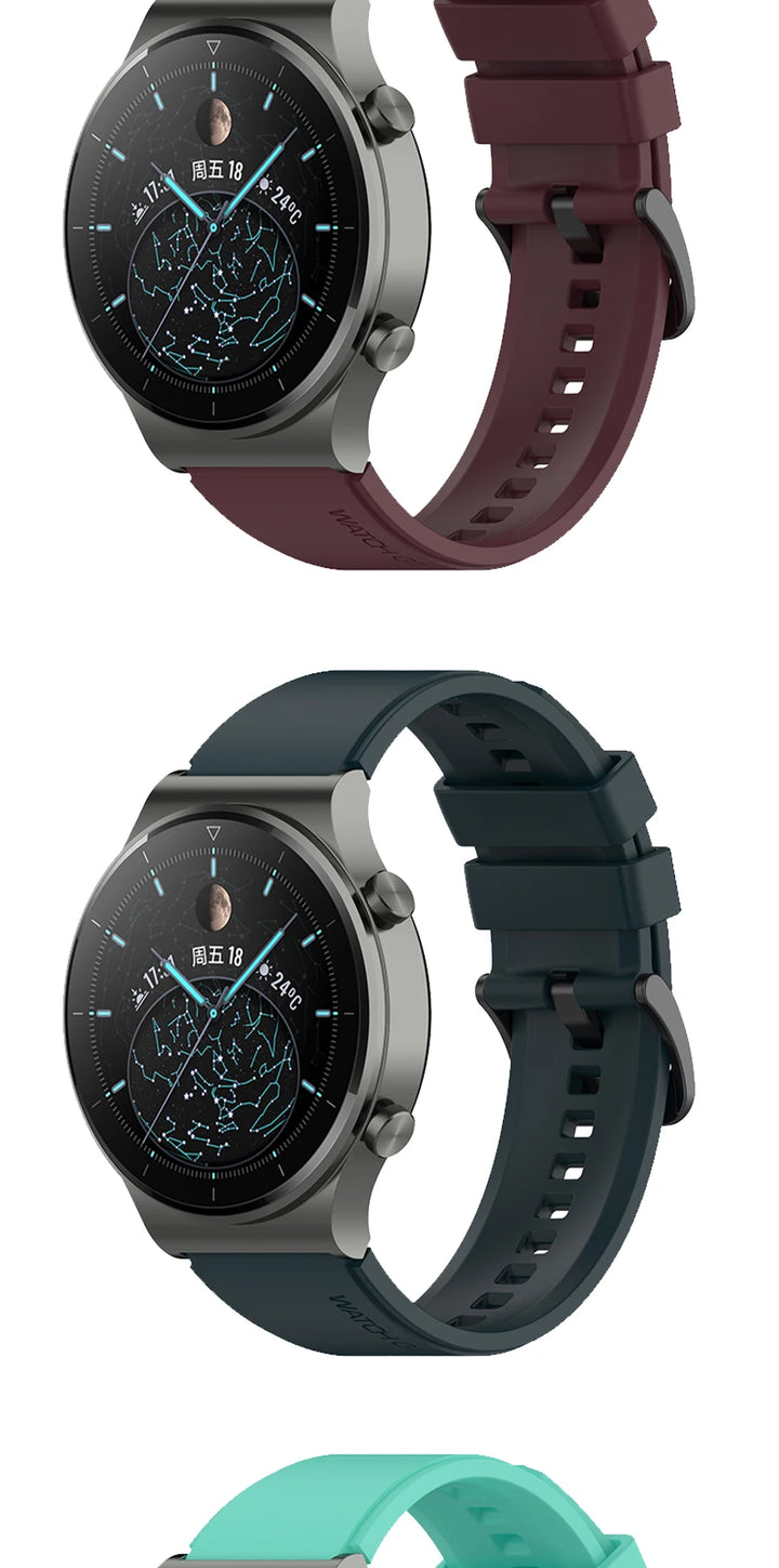 Official 22mm Silicone Band for Huawei Watch GT 2 & GT 3 Pro