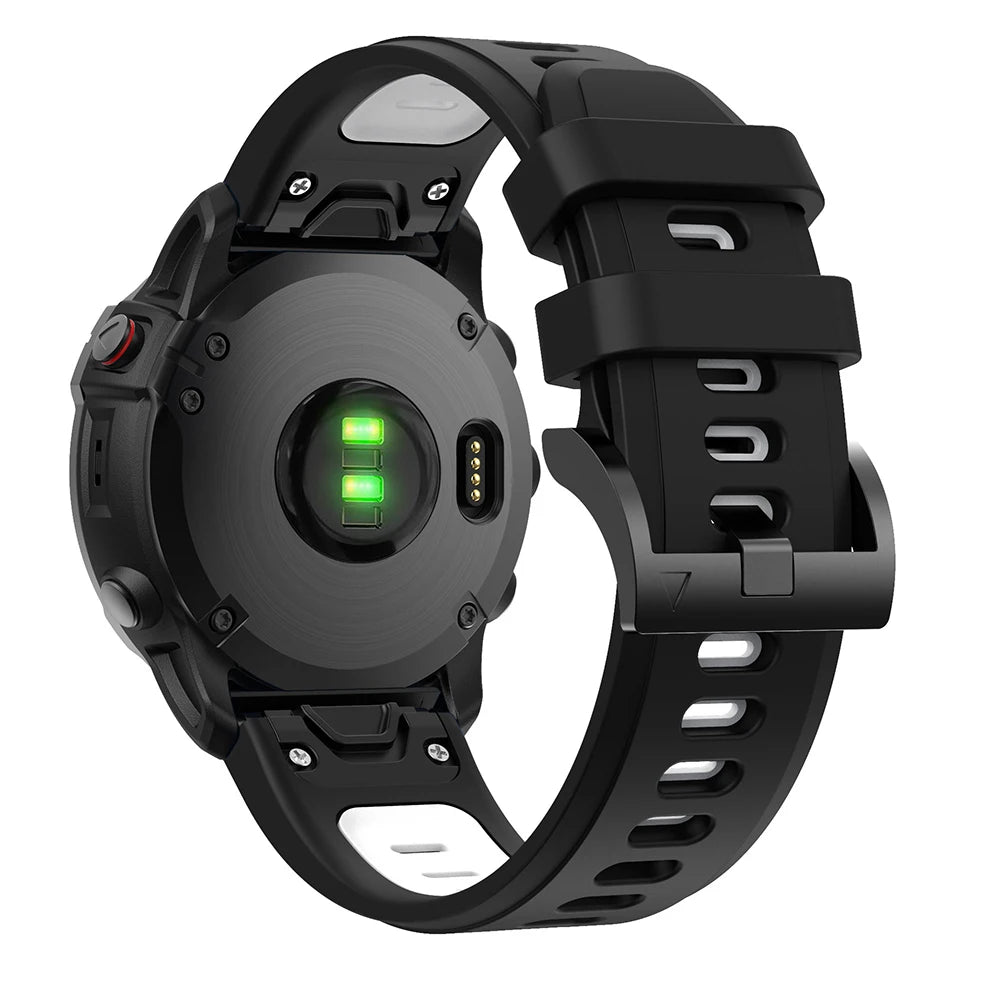 QuickFit Silicone Strap for Garmin Fenix Series (22-26mm)