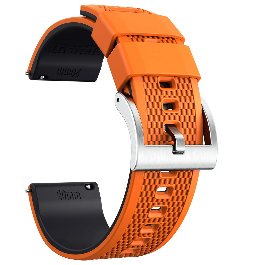 Hemsut Silicone Quick-Release Watch Strap – 18/20/22mm for Galaxy Watch