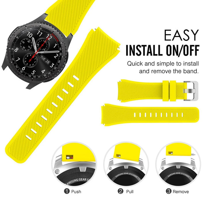 Universal Silicone Watch Band 20/22mm