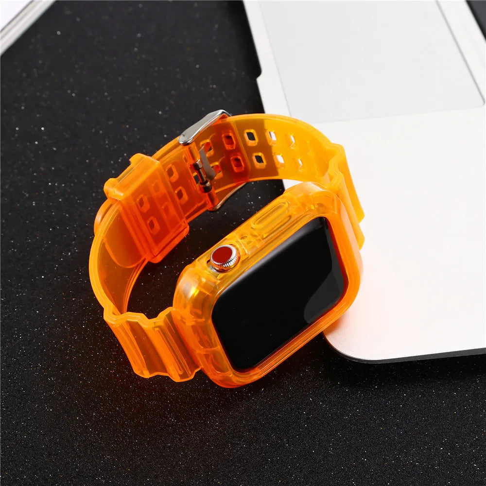 Silicone Watch Strap for Apple Watch (38–44mm)