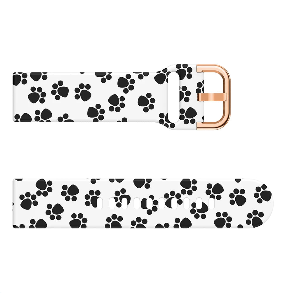 Silicone Watch Strap – 20/22mm for Huawei GT2/GT3 & Garmin Forerunner