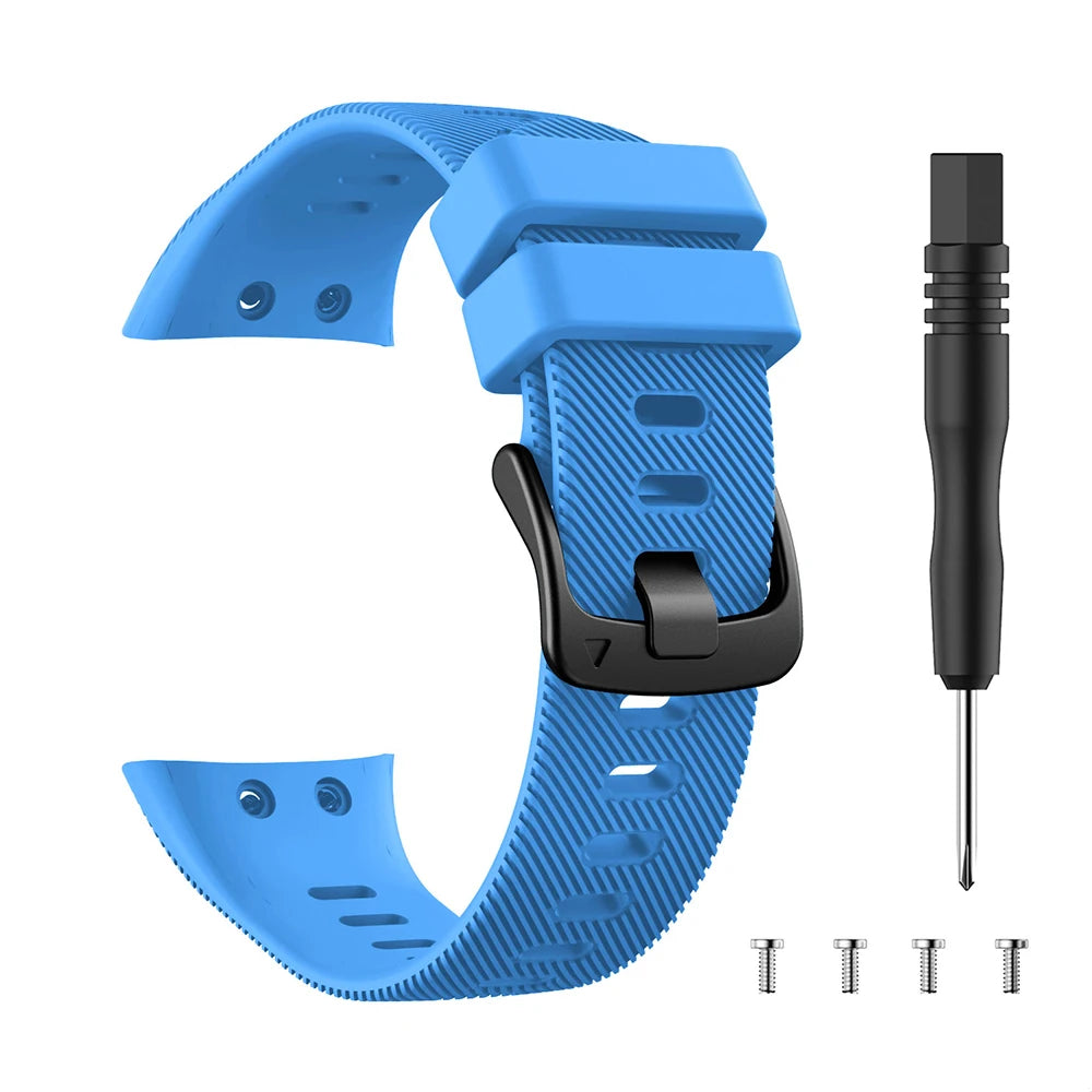Silicone Watch Strap for Garmin Forerunner 45/45S & Swim 2