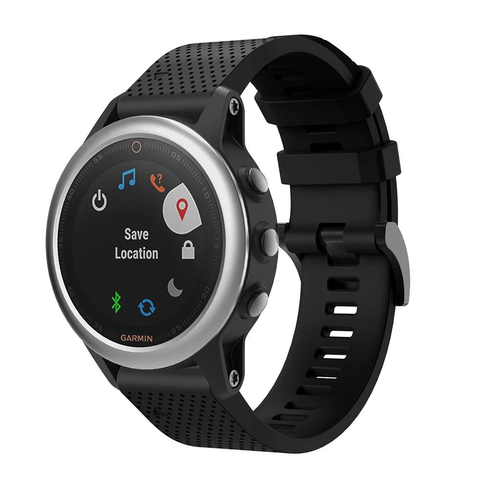 20mm Quick-Release Silicone Strap for Garmin Fenix 5S/6S/7S