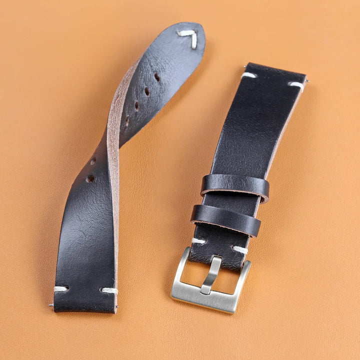 HEMSUT Horween Chromexcel Leather Watch Strap 19-22mm