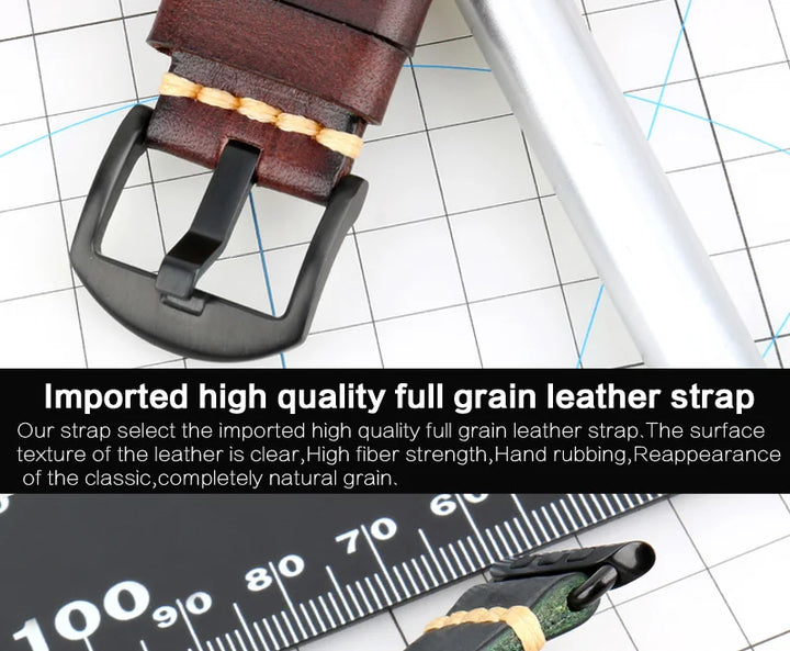 Handmade Leather Strap Watch Band For Apple Watch 45mm 41mm 44mm 42mm 40mm Series 9 8 7 6 SE 5 4 iWatch Bracelet