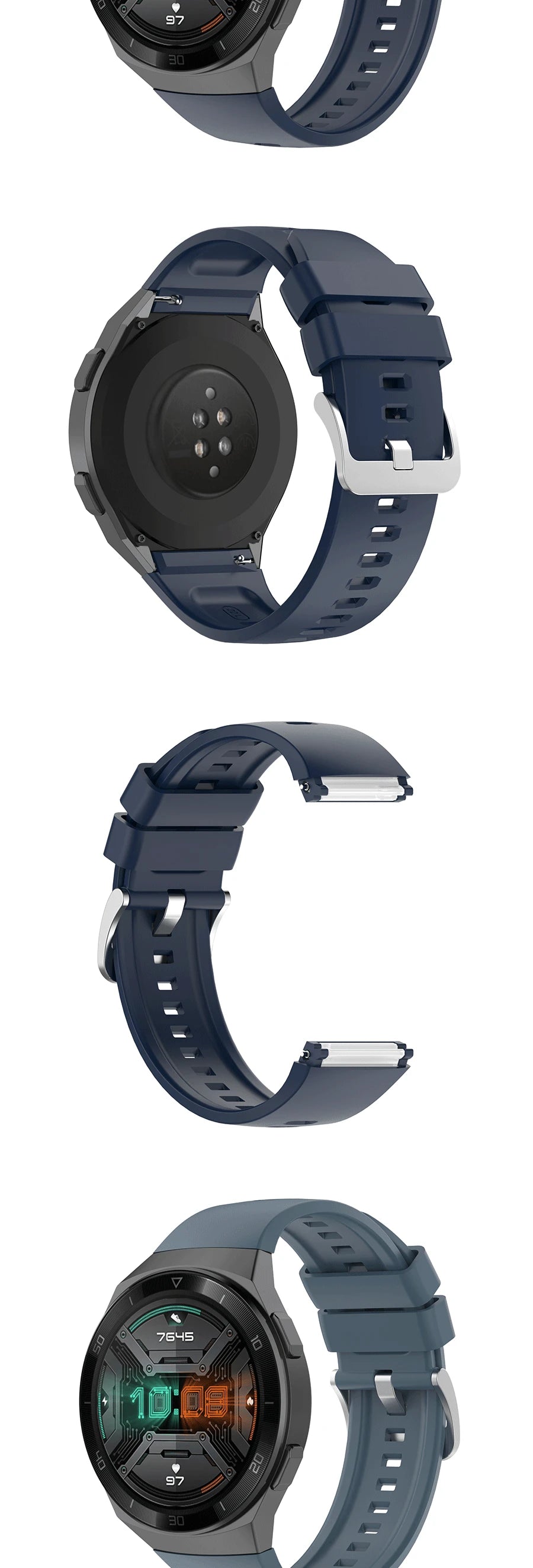 22mm Silicone Strap for HUAWEI Watch GT 2E