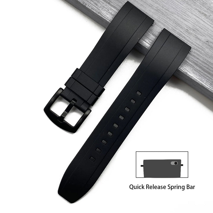 JUELONG Quick Release Watchbands Quality Silicone Rubber Watch Straps 20mm 22mm 24mm Waterproof Diving Men Watches Accessories