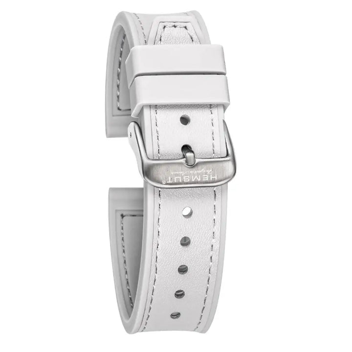 HEMSUT Leather & Silicone Hybrid Strap – 18–24mm, Waterproof