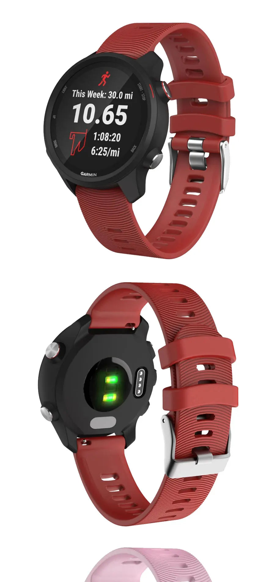 Colorful 20mm Silicone Strap for Garmin Forerunner & Vivomove