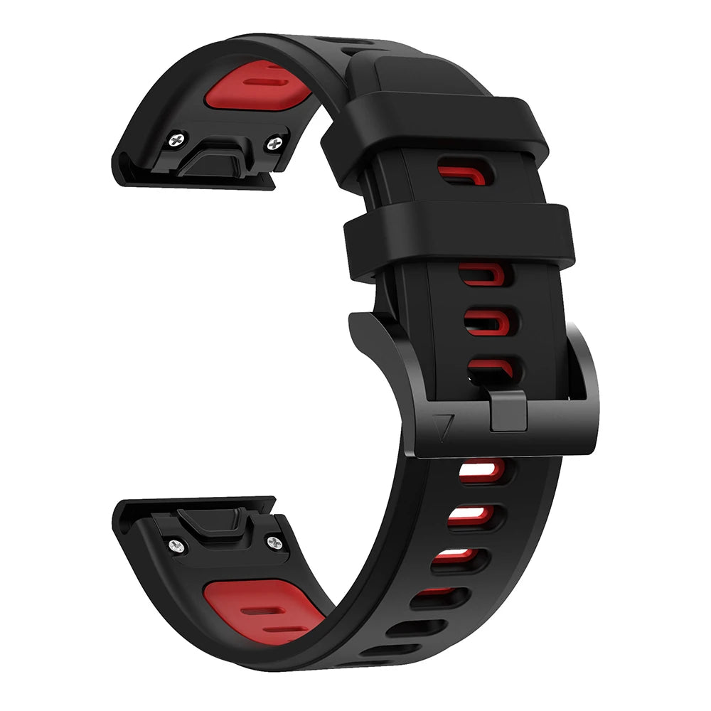 QuickFit Silicone Strap for Garmin Fenix Series (22-26mm)