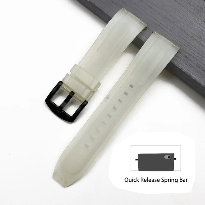 JUELONG Quick Release Watchbands Quality Silicone Rubber Watch Straps 20mm 22mm 24mm Waterproof Diving Men Watches Accessories