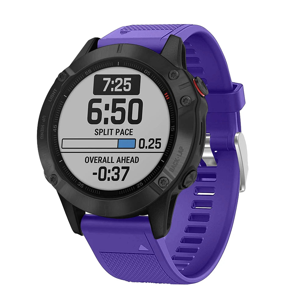 22mm Quick-Fit Silicone Strap – Garmin Fenix, EPIX & Tactix
