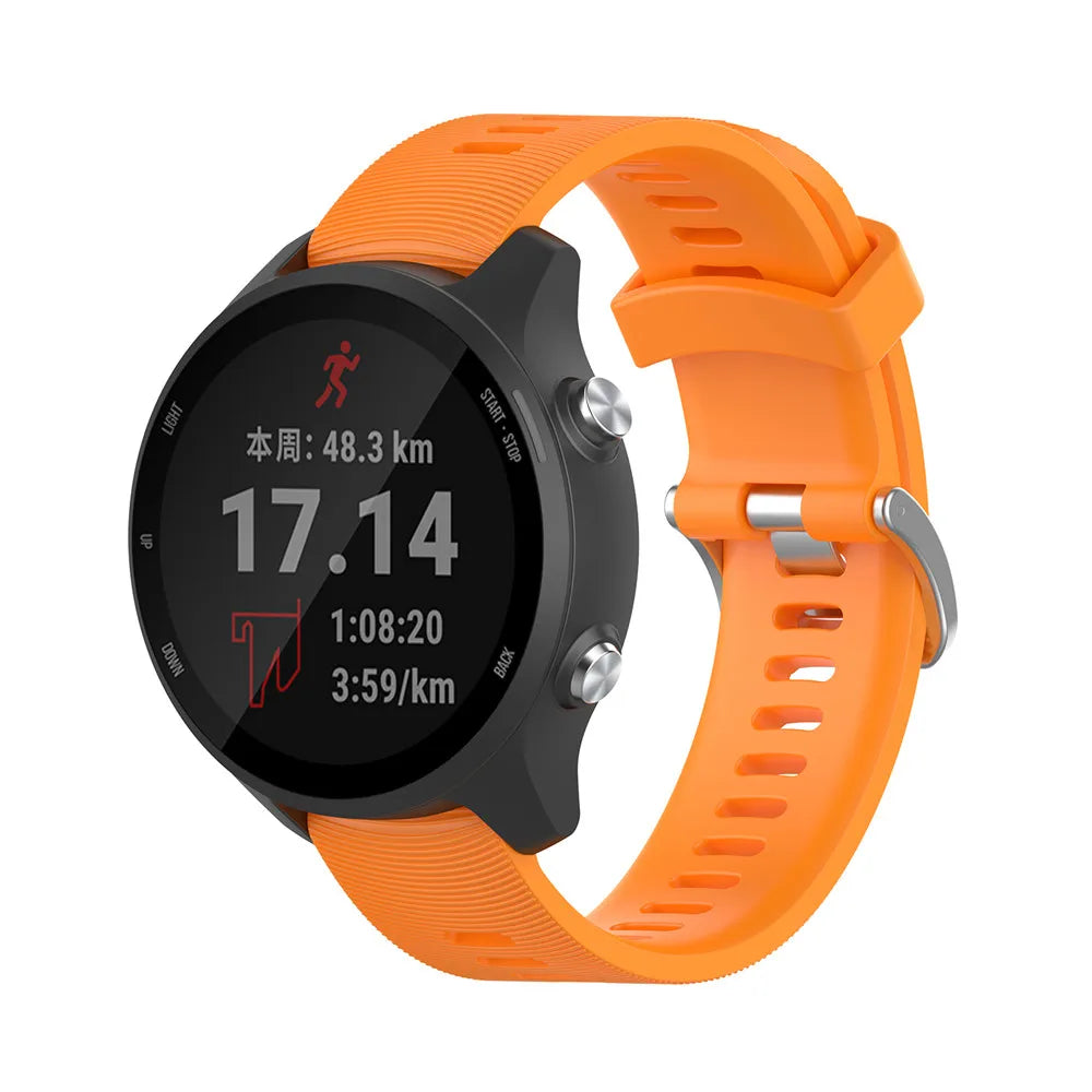 20mm Garmin Silicone Replacement Strap – Forerunner & Vivoactive Series