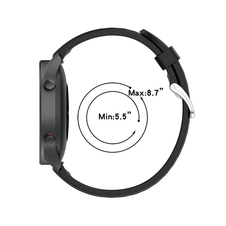 22mm Silicone Strap for Huawei Watch GT Series (GT2, GT3, GT2 Pro, GT2E)