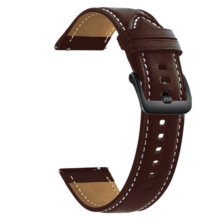 20mm 22mm Leather Strap For Samsung Galaxy Watch 3 Gear S3 Replacement Watch Band For Huawei Watch GT4 GT3 GT2