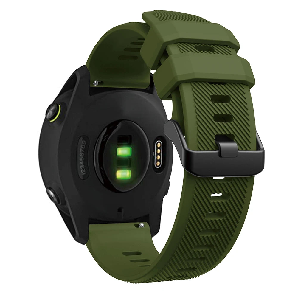 22mm Silicone Watch Strap for Garmin Forerunner 745