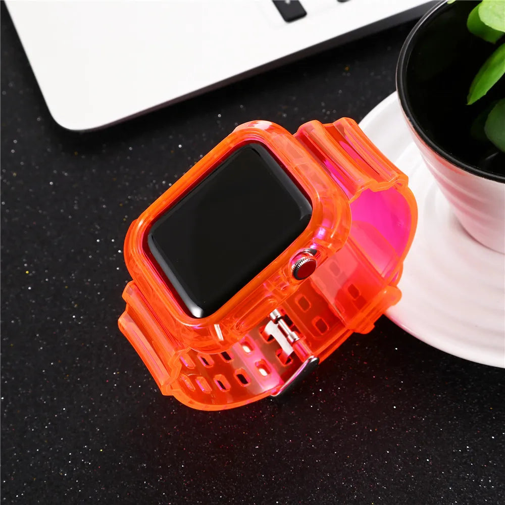 Silicone Watch Strap for Apple Watch (38–44mm)