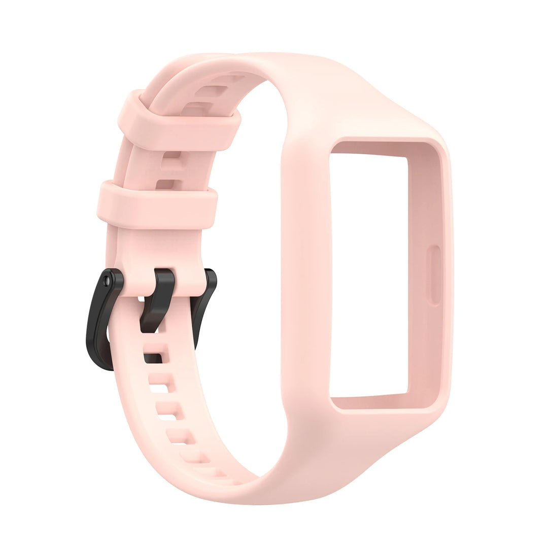 Silicone Strap with Case for Huawei Band 6/7 & Honor Band 6/7
