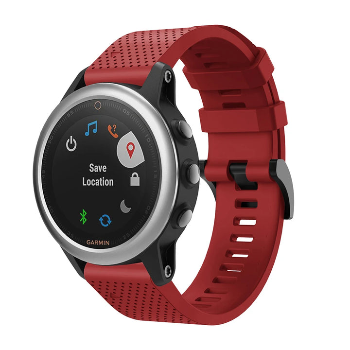 20mm Quick-Release Silicone Strap for Garmin Fenix 5S/6S/7S