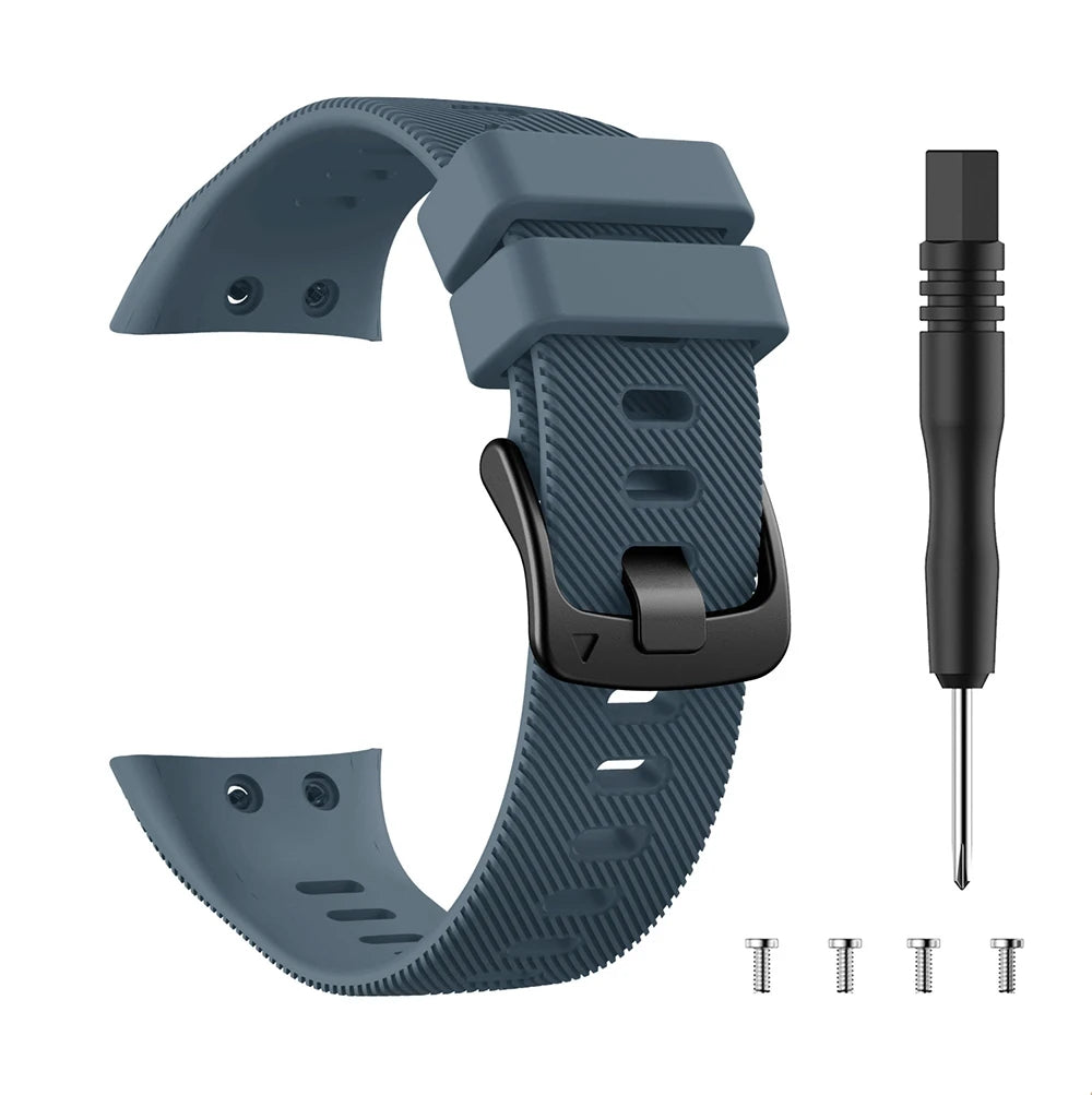 Silicone Watch Strap for Garmin Forerunner 45/45S & Swim 2