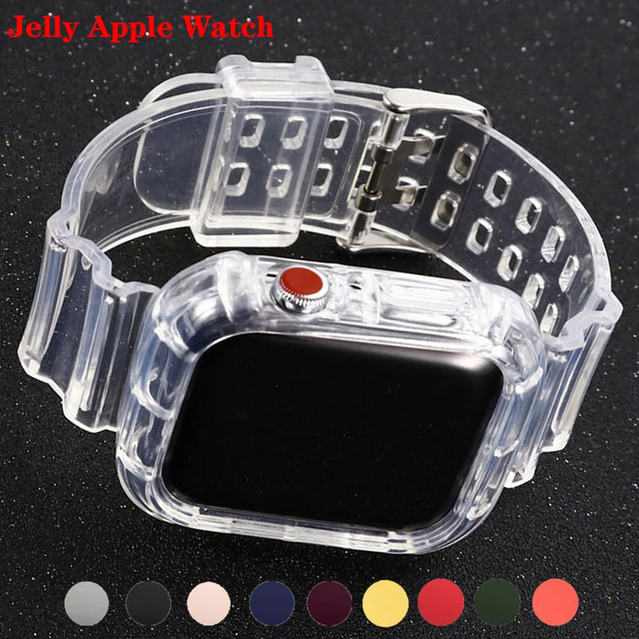 Silicone Watch Strap for Apple Watch (38–44mm)