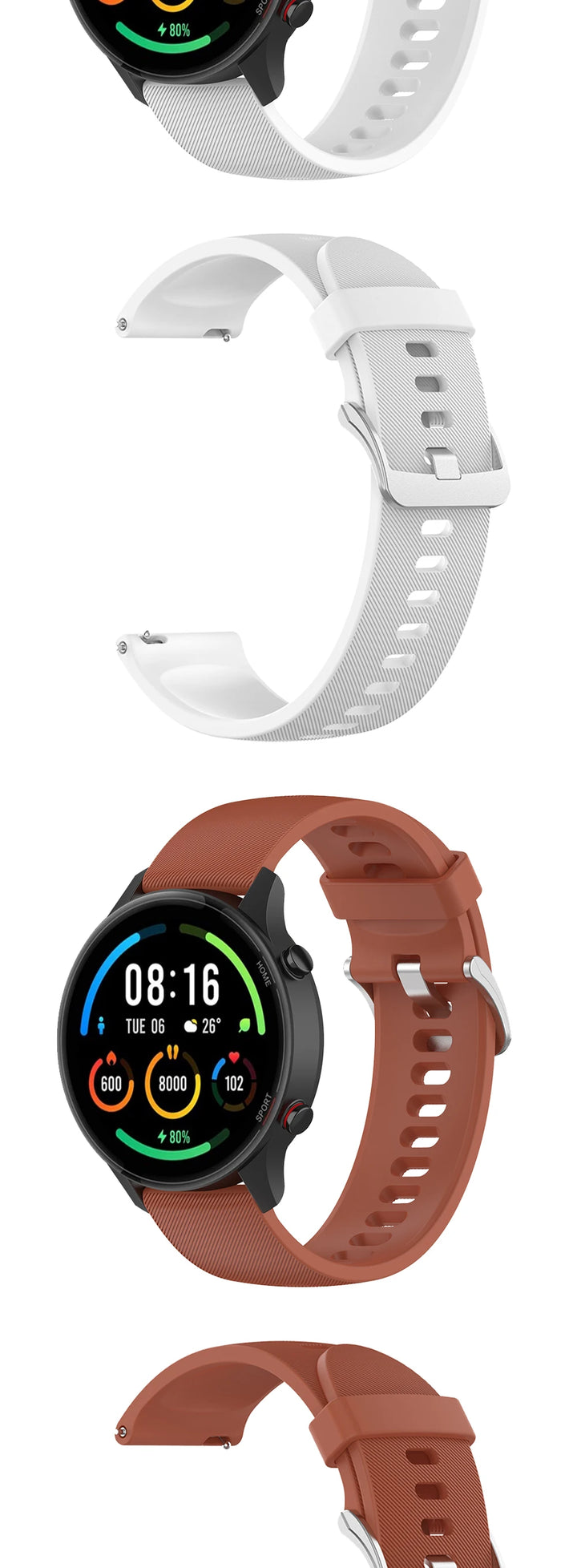 22mm Silicone Strap for Huawei Watch GT Series (GT2, GT3, GT2 Pro, GT2E)