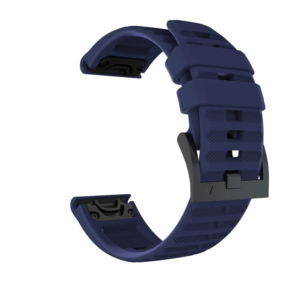 Quick-Fit Silicone Watch Strap – 22–26mm for Garmin Fenix & Epix
