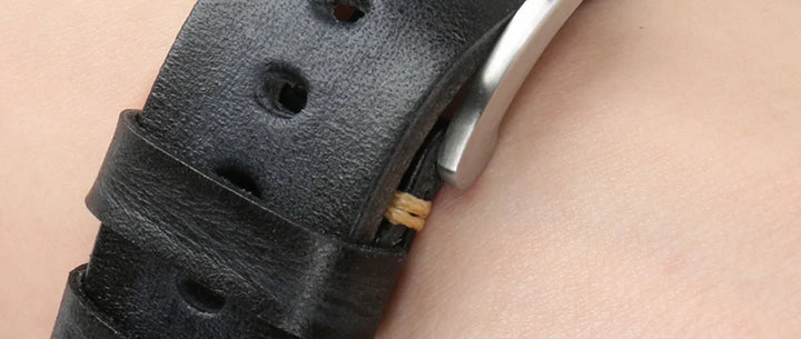 MAIKES Stainless Steel Watch Buckle 16mm 18mm 20mm 22mm 24mm Leather Strap Watch Clasp Black Rose Gold