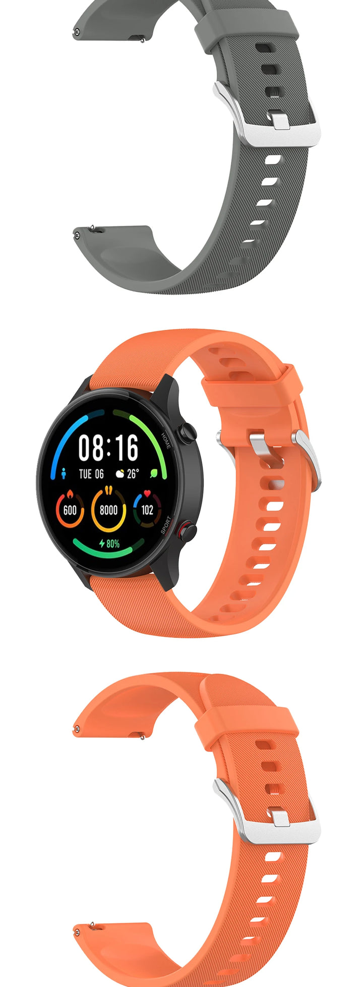 22mm Silicone Strap for Huawei Watch GT Series (GT2, GT3, GT2 Pro, GT2E)