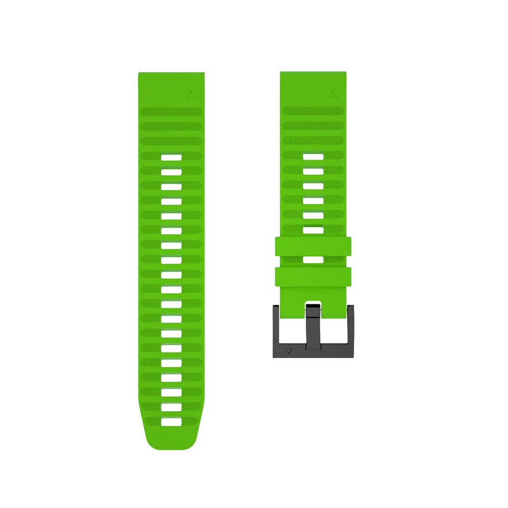 Quick-Fit Silicone Watch Strap – 22–26mm for Garmin Fenix & Epix