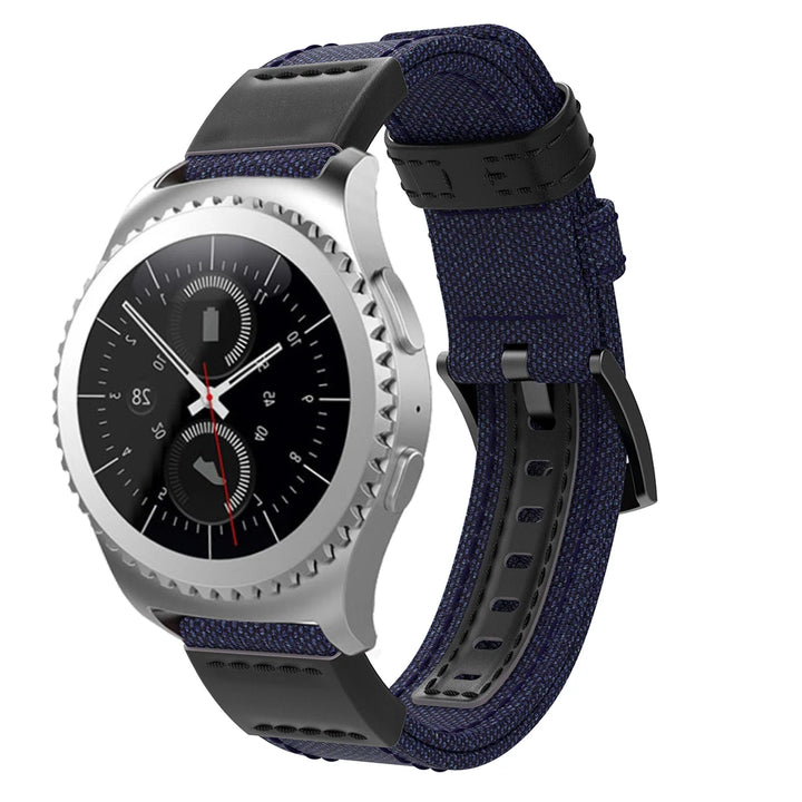 Canvas Strap for Samsung Gear S2, S3 & Galaxy Watch (20-22mm)