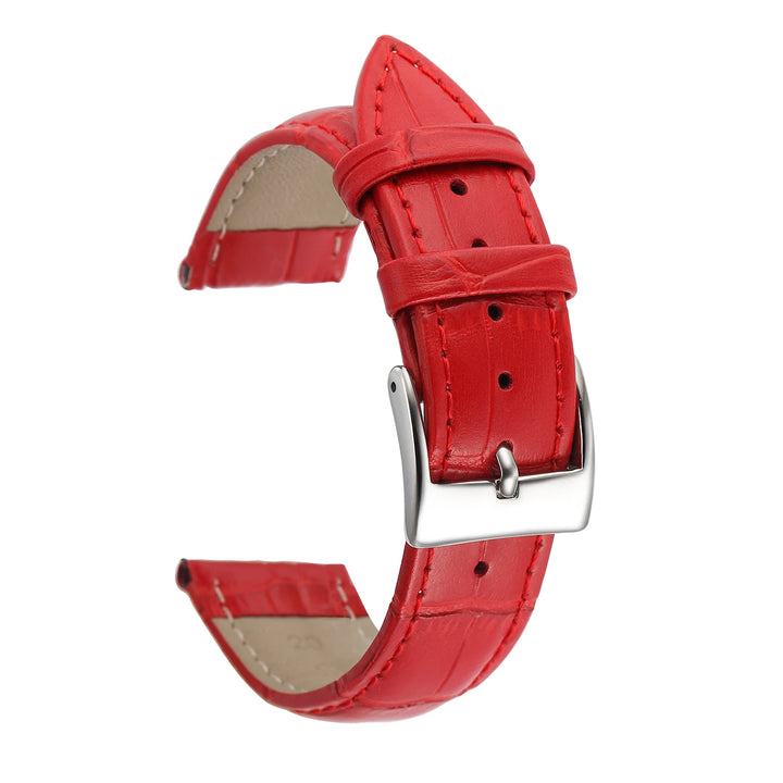 Premium Genuine Leather Watch Band 12–24mm (With Tool)