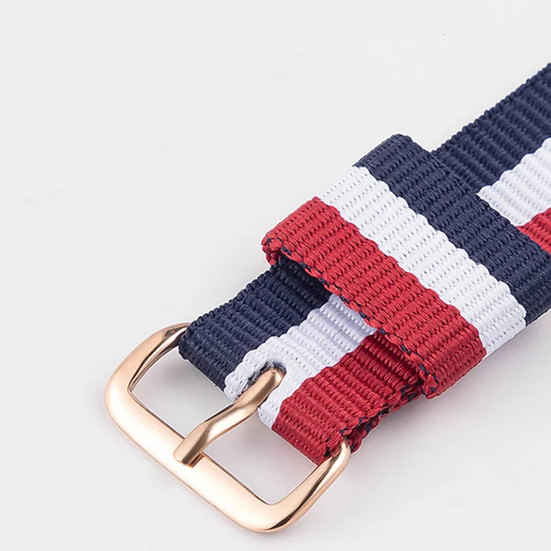 DW Nylon Rose Gold Strap