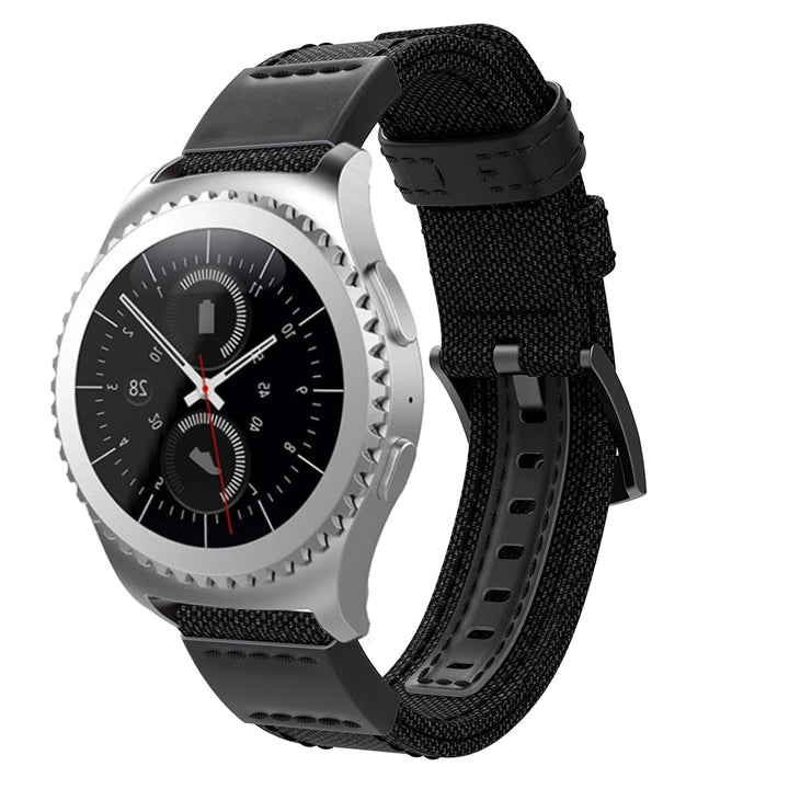 Canvas Strap for Samsung Gear S2, S3 & Galaxy Watch (20-22mm)