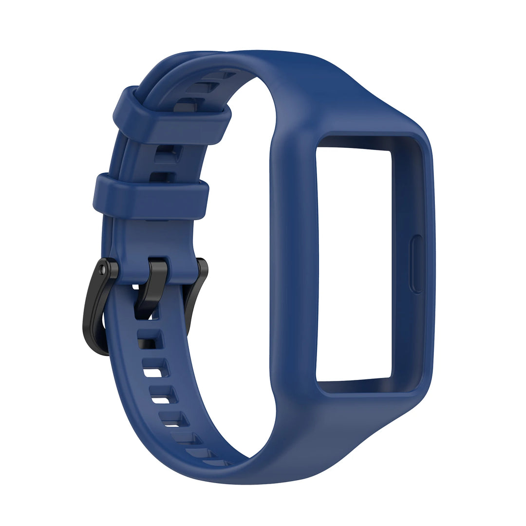 Silicone Strap with Case for Huawei Band 6/7 & Honor Band 6/7