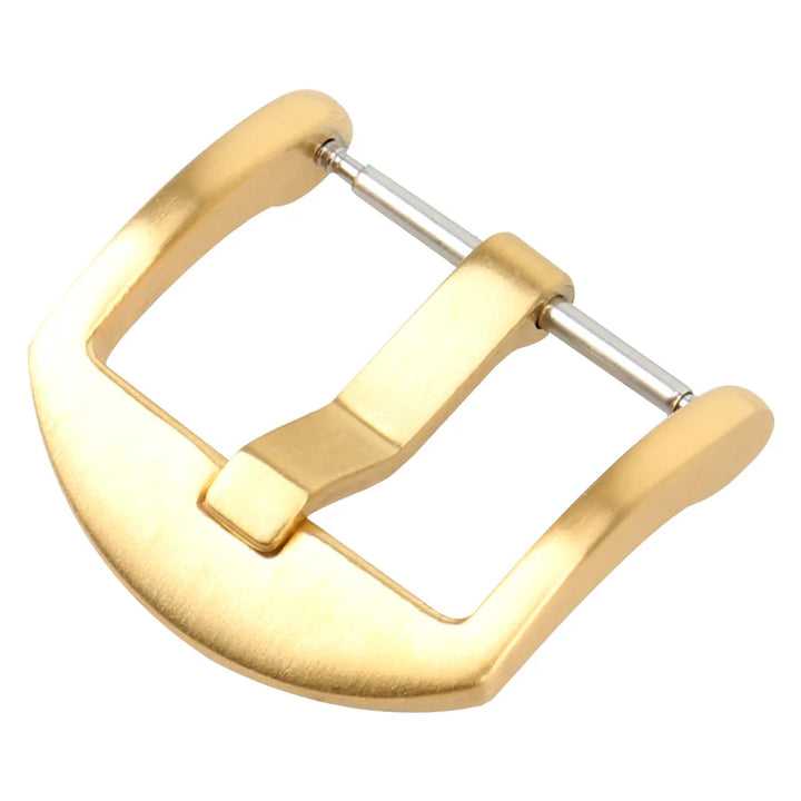 MAIKES Stainless Steel Watch Buckle 16mm 18mm 20mm 22mm 24mm Leather Strap Watch Clasp Black Rose Gold