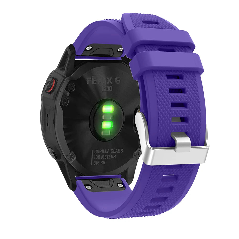 22mm Quick-Fit Silicone Strap – Garmin Fenix, EPIX & Tactix