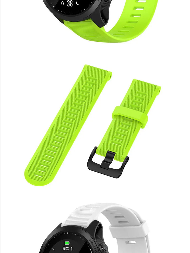 22mm Soft Silicone Strap for Garmin Forerunner & Fenix Series