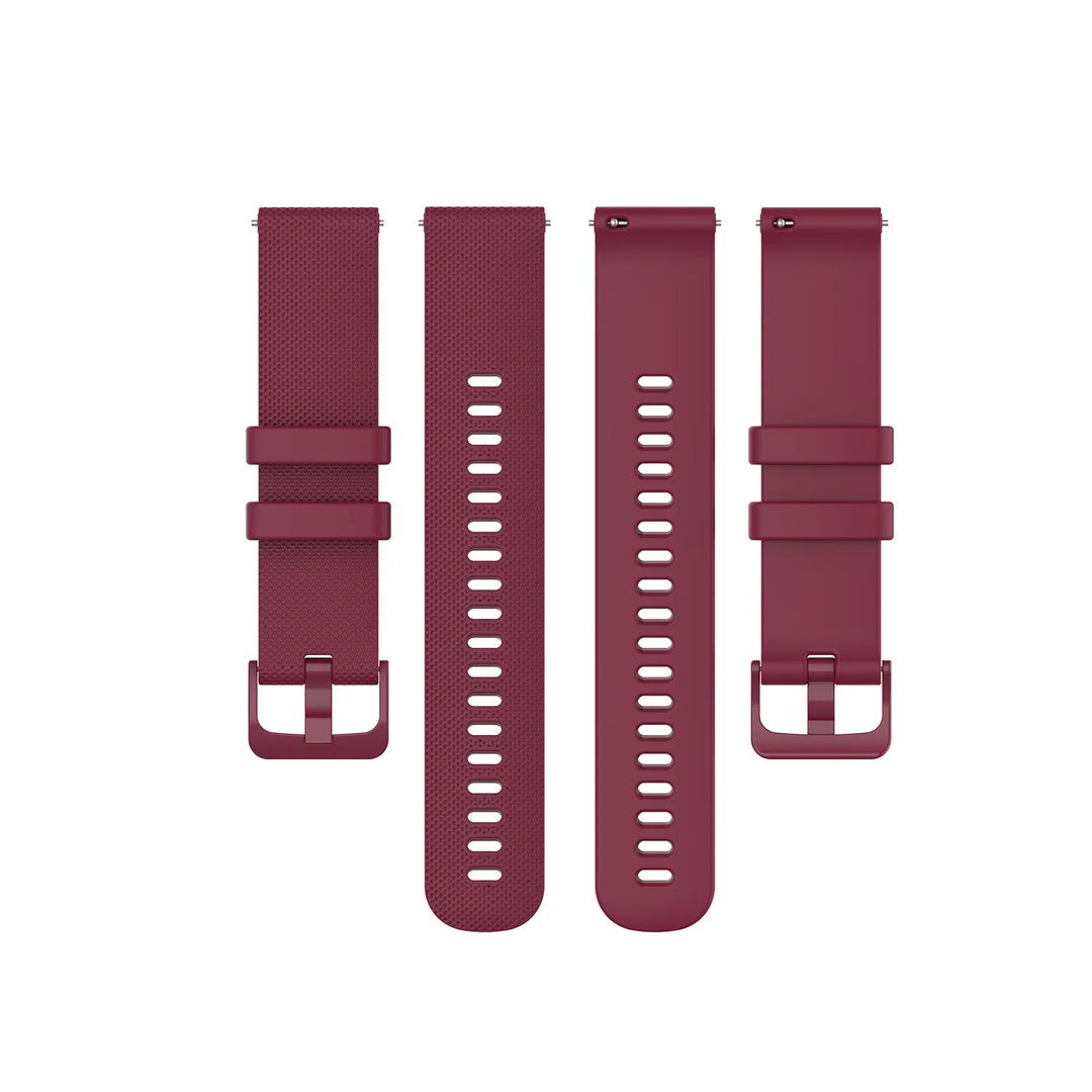 20mm Silicone Strap for Garmin Venu SQ/Venu 2 Plus & Amazfit Bip S/U