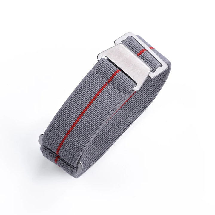 NATOBELT 60s French Troops Parachute Bag Elastic Strap 20mm 22mm Nylon Watchbands Man's Universal Smart Watch Fabric Wristband