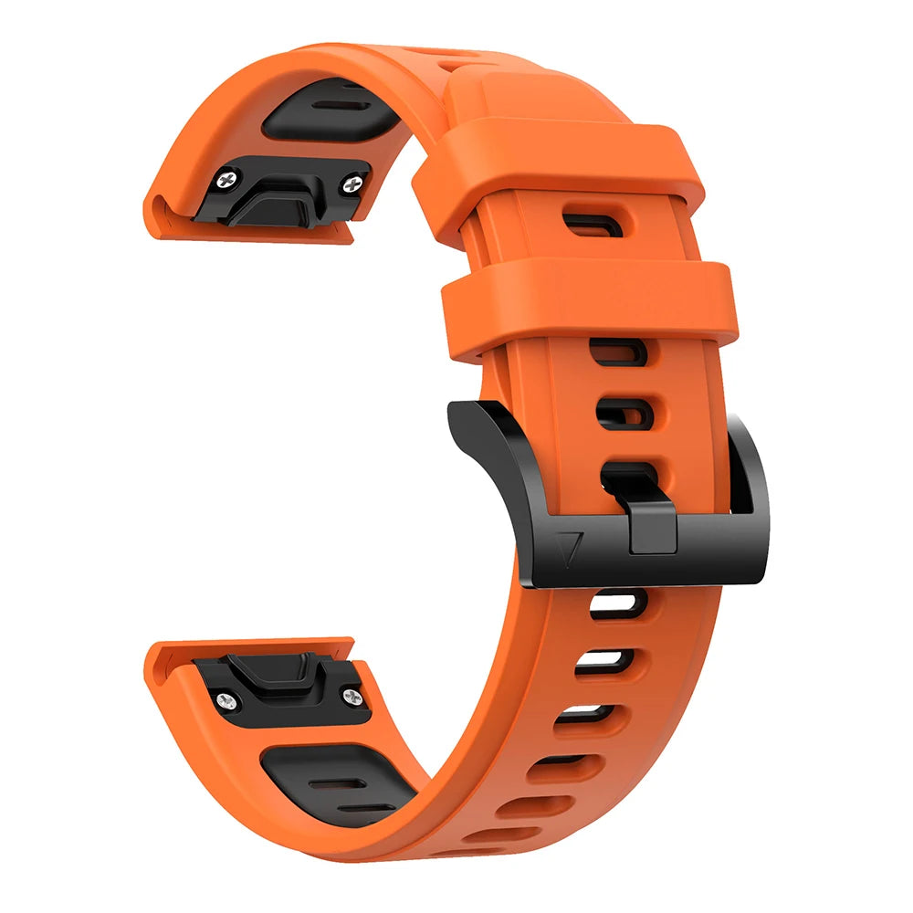 QuickFit Silicone Strap for Garmin Fenix Series (22-26mm)