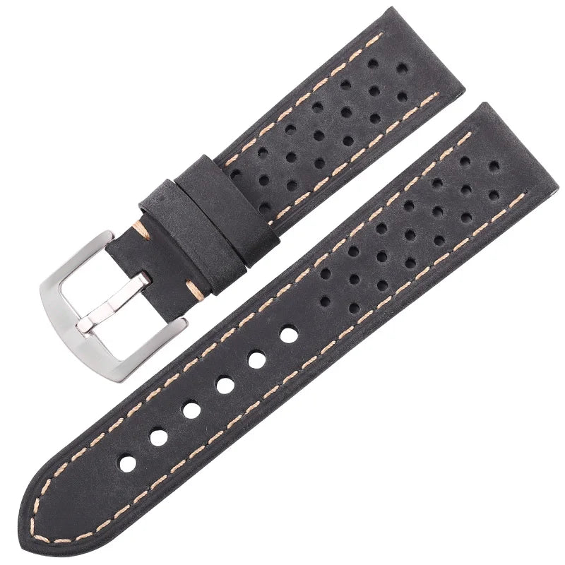 Cowhide Leather Watch Strap 20-22mm for Samsung Galaxy Watch