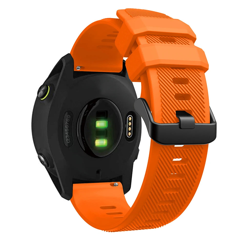 22mm Silicone Watch Strap for Garmin Forerunner 745
