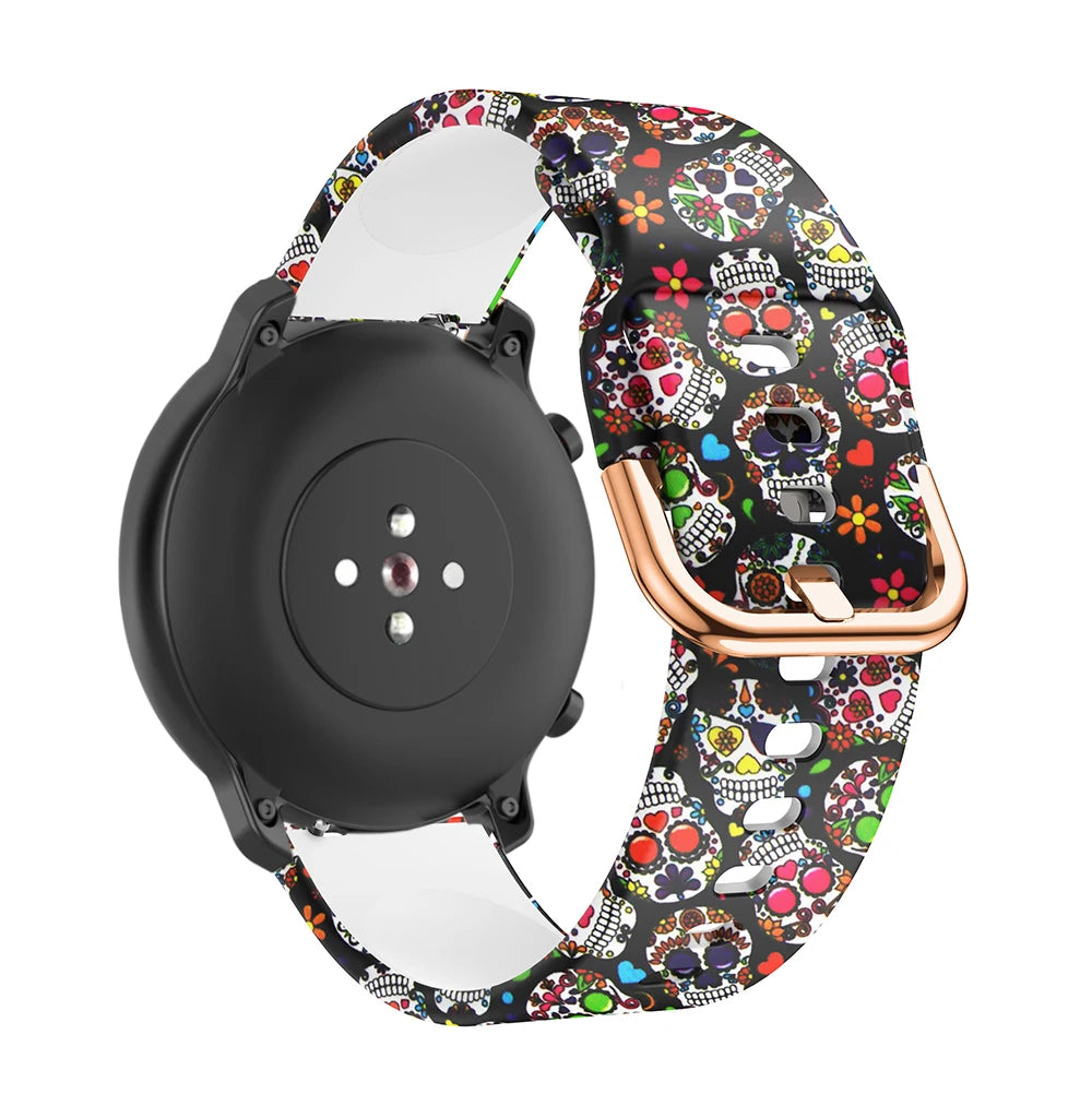 Silicone Watch Strap – 20/22mm for Huawei GT2/GT3 & Garmin Forerunner