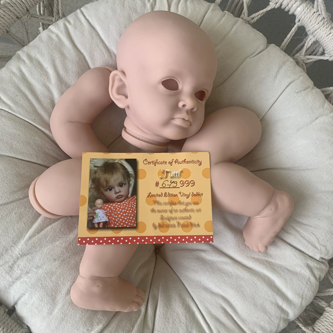 23" Tutti DIY Reborn Doll Kit with COA